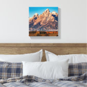 Rocky mountain image on canvas キャンバスプリント (インサイチュ (寝室))