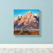 Rocky mountain image on canvas キャンバスプリント (インサイチュ (ウッドフロア))
