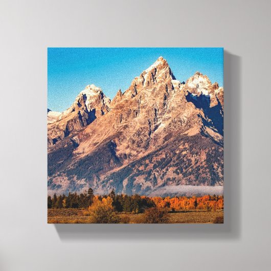 Rocky mountain image on canvas キャンバスプリント (正面)
