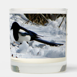 Rocky Mountain Magpie glass candle