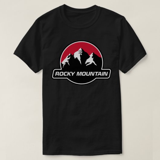 Rocky mountain mtb logo Sticker Tシャツ (デザイン正面)