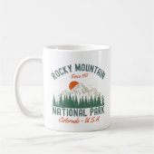Rocky Mountain National Park  コーヒーマグカップ (左)