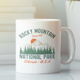 Rocky Mountain National Park  コーヒーマグカップ