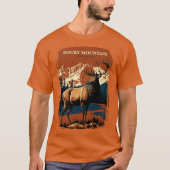 Rocky Mountain National Park 1 Tシャツ (正面)