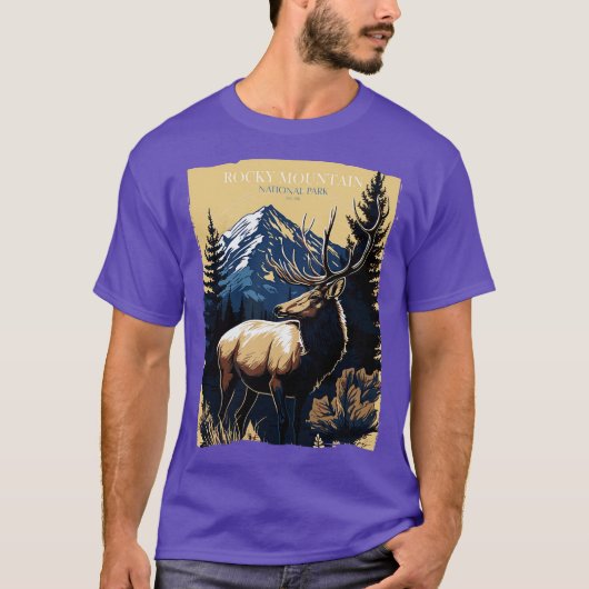 Rocky Mountain National Park 3 Tシャツ (正面)
