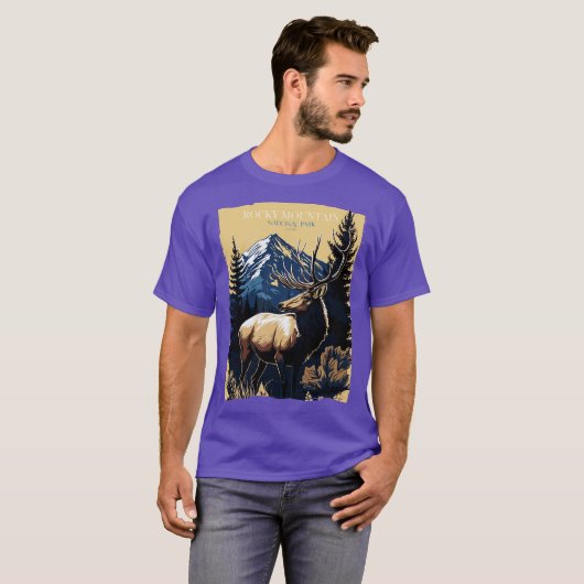 Rocky Mountain National Park 3 Tシャツ (正面フル)