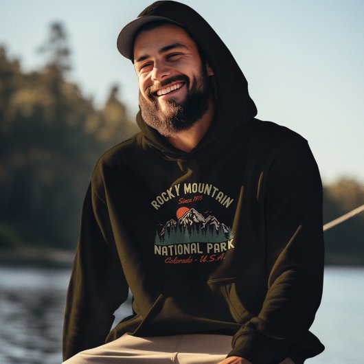 Rocky Mountain National Park Beaituful Landscape パーカ