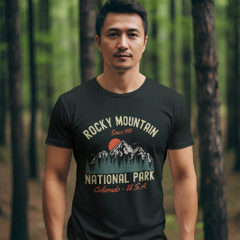 Rocky Mountain National Park Beaituful Landscape Tシャツ