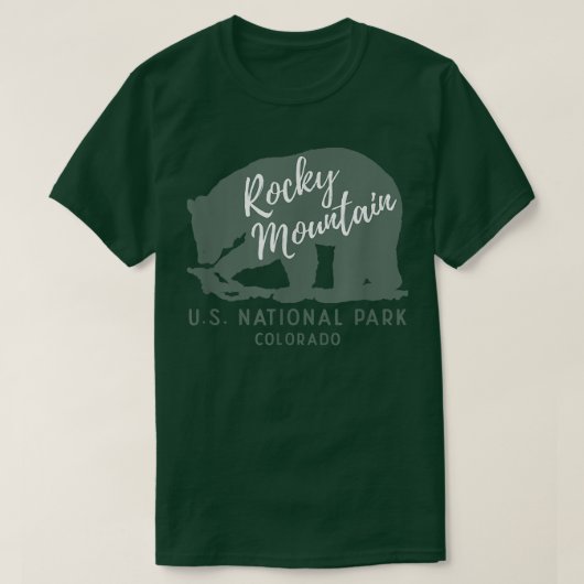 Rocky Mountain National Park Bear XO4U Original Tシャツ (デザイン正面)