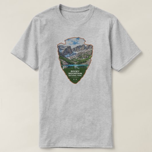 Rocky Mountain National Park Colorado Arrowhead Tシャツ (デザイン正面)