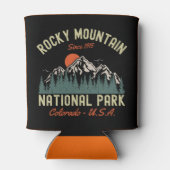 Rocky Mountain National Park Cute Landscape 缶クーラー (裏面)