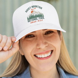 Rocky Mountain National Park Forest Landscape キャップ