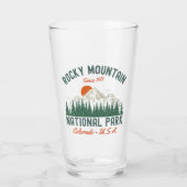 Rocky Mountain National Park Forest Landscape タンブラーグラス (正面)