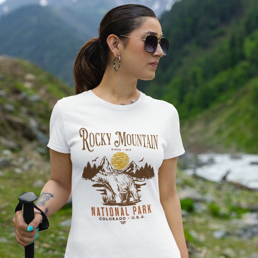 Rocky Mountain National Park Fun landscape Tシャツ