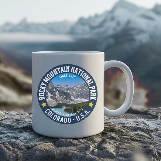 Rocky Mountain National Park Gear – Mountain View  コーヒーマグカップ