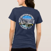 Rocky Mountain National Park Gift – Scenic トライブレンドＴシャツ (裏面)