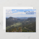 Rocky Mountain National Park on a Sunny Day ポストカード (正面/裏面)