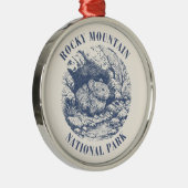 Rocky Mountain National Park Pika Ornament  メタルオーナメント (右)