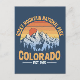 Rocky Mountain National Park Postcard Colorado ポストカード