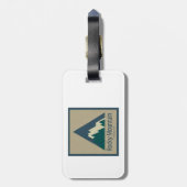 Rocky Mountain National Park Rustic ラゲッジタグ (裏面縦)