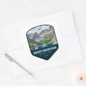 Rocky Mountain National Park Shield スクエアシール (封筒)