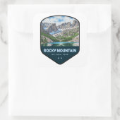 Rocky Mountain National Park Shield スクエアシール (バッグ)