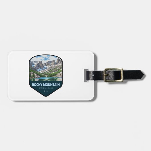 Rocky Mountain National Park Shield ラゲッジタグ (正面横)