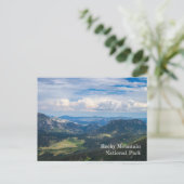 Rocky Mountain National Park Summer Vista Photo ポストカード (スタンド正面)