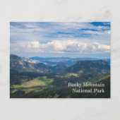 Rocky Mountain National Park Summer Vista Photo ポストカード (正面)