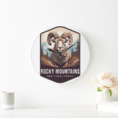 ROCKY MOUNTAIN NATIONAL PARKS WALL CLOCK 2025 ラージ壁時計 (ホーム)