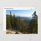 Rocky Mountain Overlook in Early Fall ポストカード (正面/裏面)