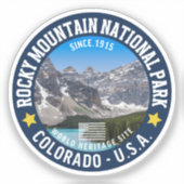 Rocky Mountain Park Landscape Photography シール (正面)