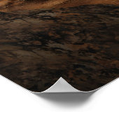 Rocky Mountain scene with bald eagle soaring in th ポスター (角)