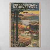 Rocky Mt. Nat'l Park Brochure # 2 ポスター (正面)