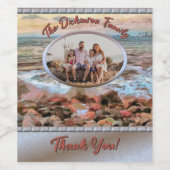 Rocky Waves Thank You 0742 ワインラベル (シングルラベル)