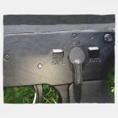 ROCN N 転が フリースブランケット (正面(横))