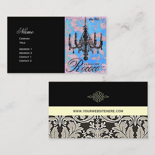 Roco Chandelier ~名刺 名刺 (正面/裏面)