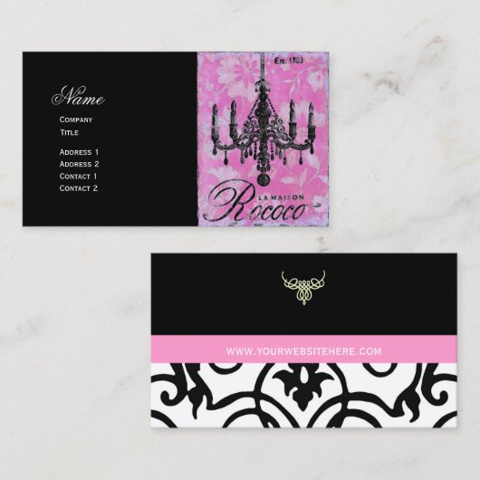 Roco Chandelier ～名刺 名刺 (正面/裏面)