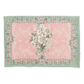 Rococoピロロケースデュベットカバーのツインブーケ 枕カバー (正面)