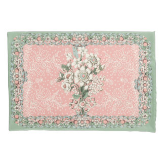 Rococoピロロケースデュベットカバーのツインブーケ 枕カバー