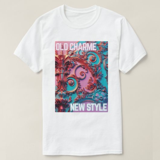 Rococo再想像 – 古い魅力、新しいスタイル tシャツ (デザイン正面)