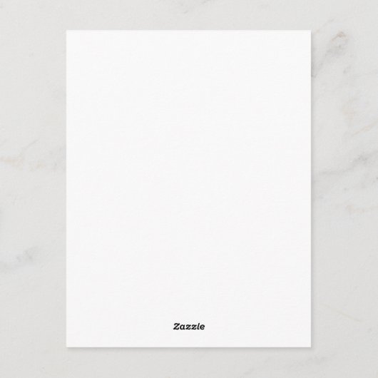 Rococo Blue Monogram Crest Rehearsal Dinner 招待状 (裏面)