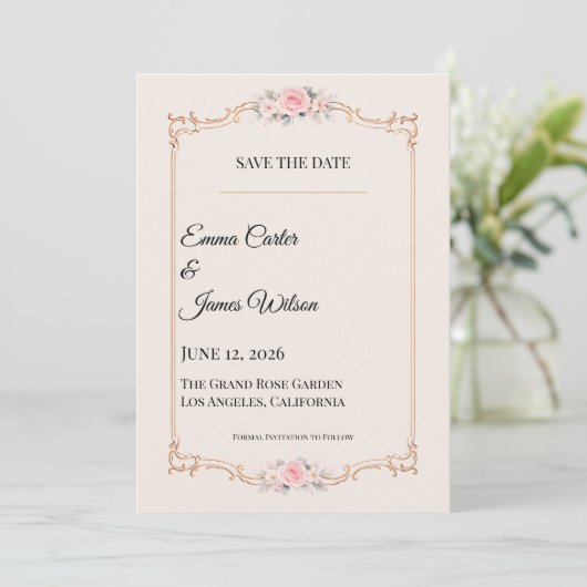 Rococo Blush Save the Date (スタンド正面)