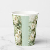 Rococo Butterfly Garden Galentine Floral Elegance 紙コップ (右)