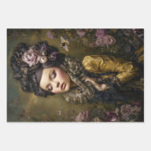 Rococo Buzz Bee themes Heavy Weight Decoupage ラッピングペーパーシート (正面)