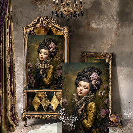 Rococo Buzz Moody Victorian Portrait & Floral Art 薄葉紙
