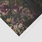 Rococo Buzz Victorian Woman Checkers Floral & Bee 薄葉紙 (詳細)