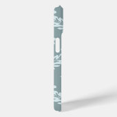 Rococo Damask Art I Duck Egg Blue+Teal Case-Mate iPhoneケース (裏面 / 右)