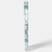 Rococo Damask Art I Duck Egg Blue+Teal Case-Mate iPhoneケース (裏面 / 左)