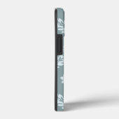 Rococo Damask Art I Duck Egg Blue+Teal Case-Mate iPhoneケース (裏面 / 右)